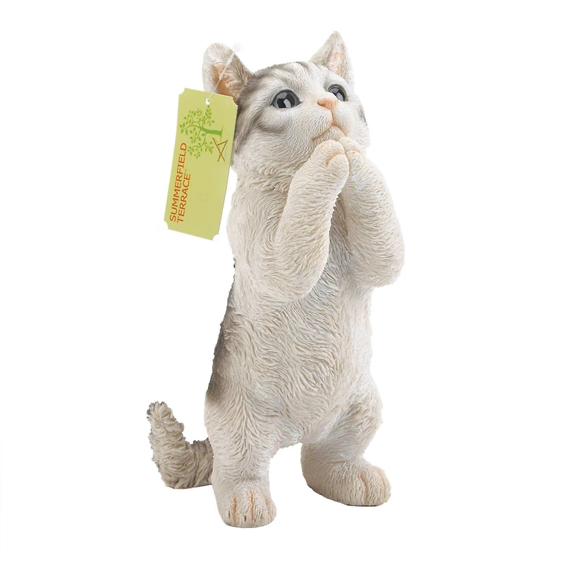 9" Pretty Please Cat Figurine