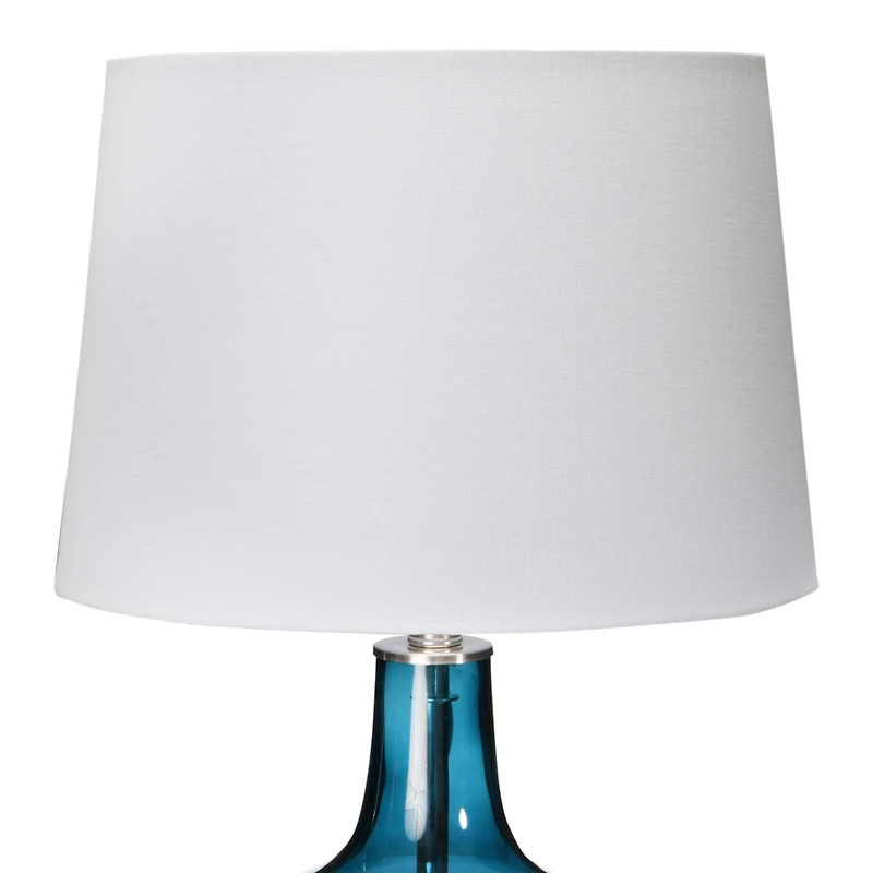 Hello Honey® 27" Deep Blue Glass Table Lamp