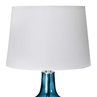 Hello Honey® 27" Deep Blue Glass Table Lamp