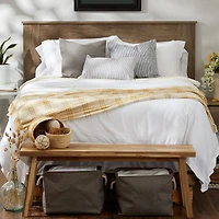 DII® Honey Gold Modern Farmhouse Plaid Throw