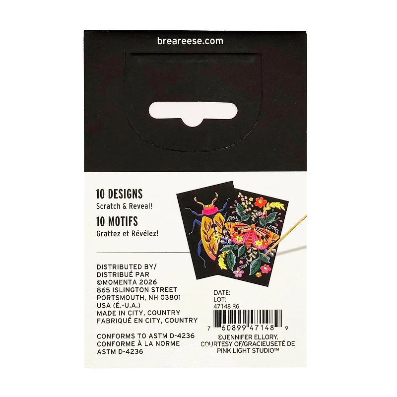 Brea Reese™ Mini Blooms Scratch Art Paper Pad