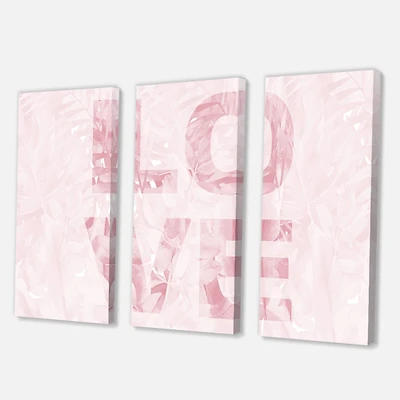 Designart - Pink Pastel Love