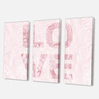 Designart - Pink Pastel Love