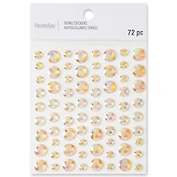 12 Pack: Rose Rhinestone Bling Stickers by Recollections™