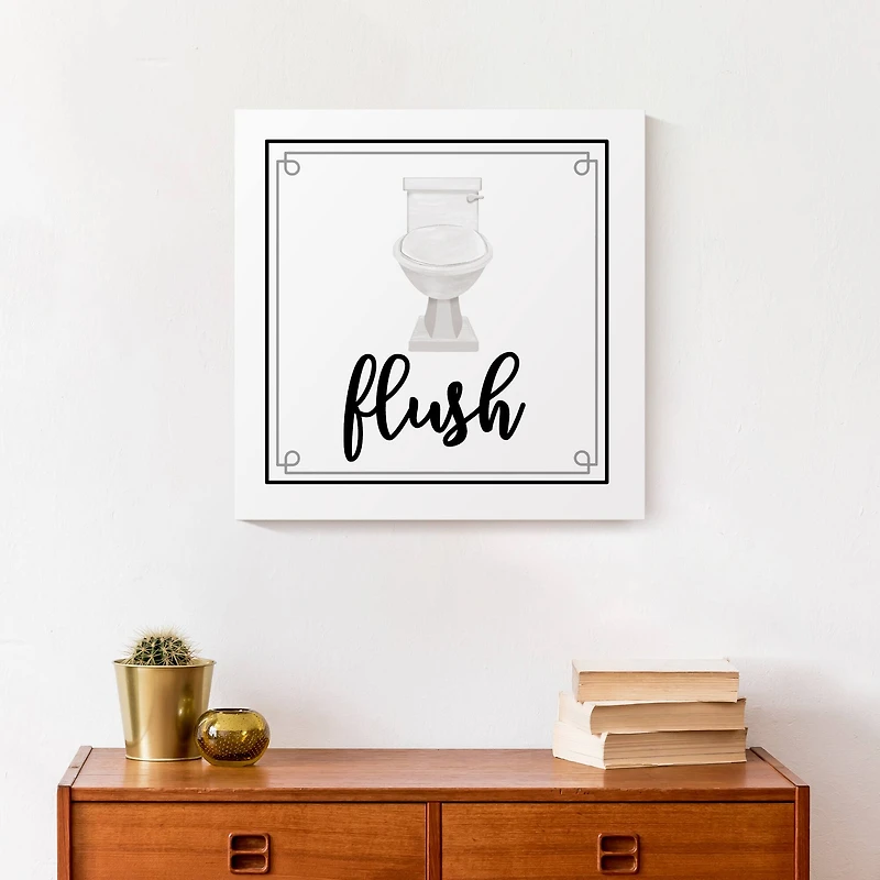 Flush 16" x 16" Canvas Wall Art