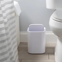 Bath Bliss White Acrylic 8L Waste Bin