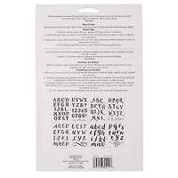 1.5" Whimsy Alphabet Stencils by Craft Smart®