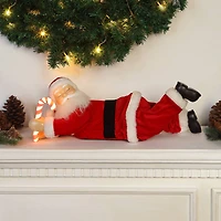 19.5" Lighted Sleeping Santa