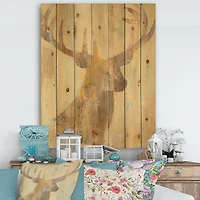 Designart - Golden Deer I