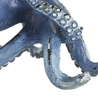 Dark Blue Octopus Sculpture Set