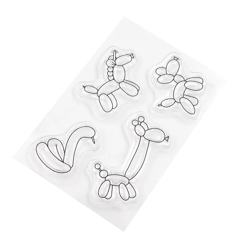 Mini Balloon Animals Clear Stamp Set by Recollections™