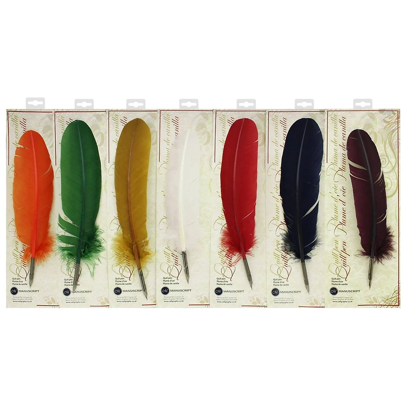 Manuscript Assorted Colours Quill Dip Pens