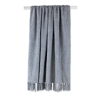 DII® Soft Denim Blue Chenille Throw