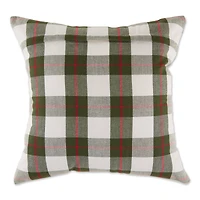 DII® Farmhouse Christmas Plaid Pillow Cover Set