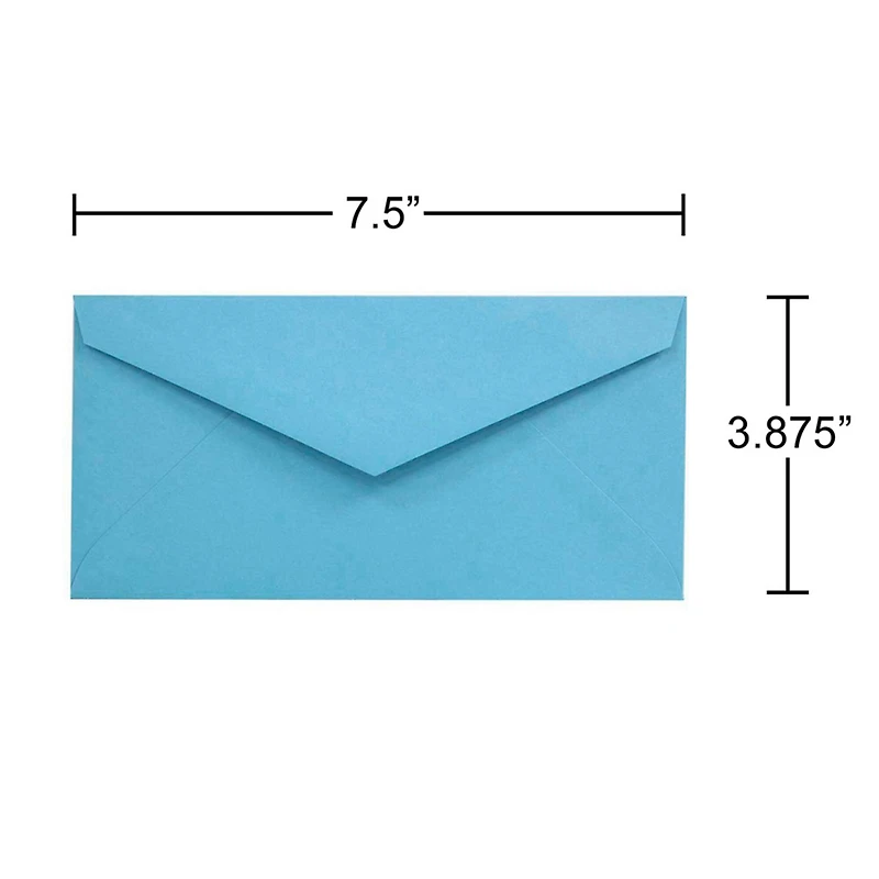 JAM Paper 3.875" x 7.5" Brite Hue Monarch Envelopes