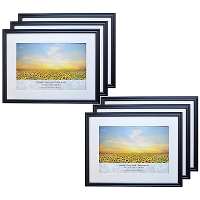 6 Pack: Black 13" x 19" Frame with Mat, Lifestyles™ by Studio Décor®