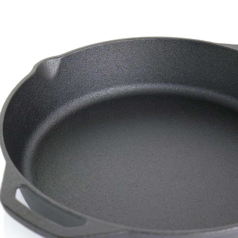 MegaChef 9 Piece Pre-Seasoned Cast Iron Skillet Set