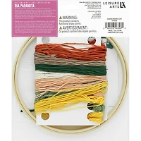 Leisure Arts® 6" Magnolias Embroidery Kit