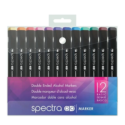 Chartpak Spectra Ad™ 12 Color Marker Set