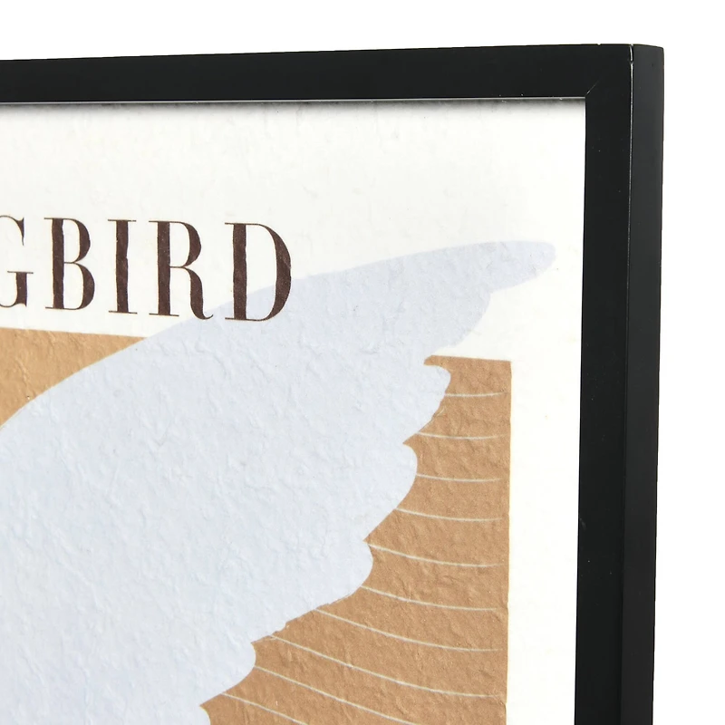 Framed Songbird Wall Décor