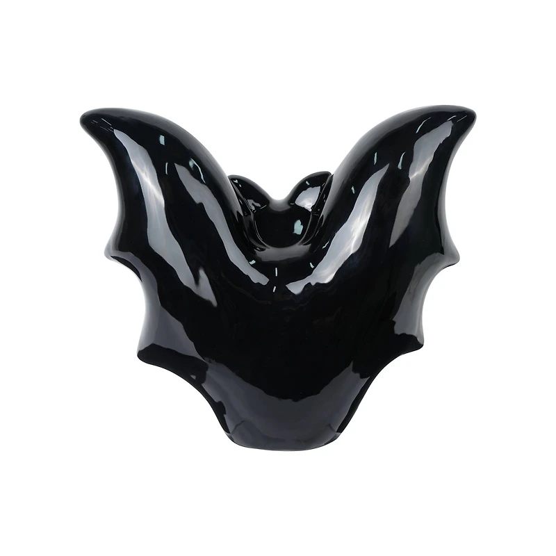 8" Black Bat LED Ceramic Tabletop Décor by Ashland®