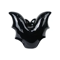 8" Black Bat LED Ceramic Tabletop Décor by Ashland®