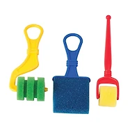 Creativity Street Assorted Colors & Sizes Foam Rollers & Brush Classroom Pack, 14ct.