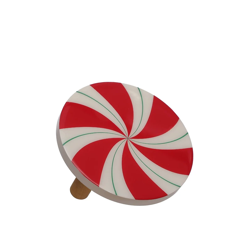 8" Red & White Peppermint Tabletop Riser by Ashland®