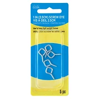 48 Packs: 5 ct. (240 total) 1" Screw Eyes by Studio Décor®