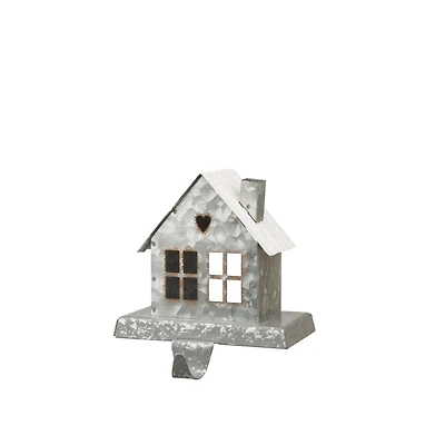 Glitzhome® 6" Galvanized House Stocking Holder