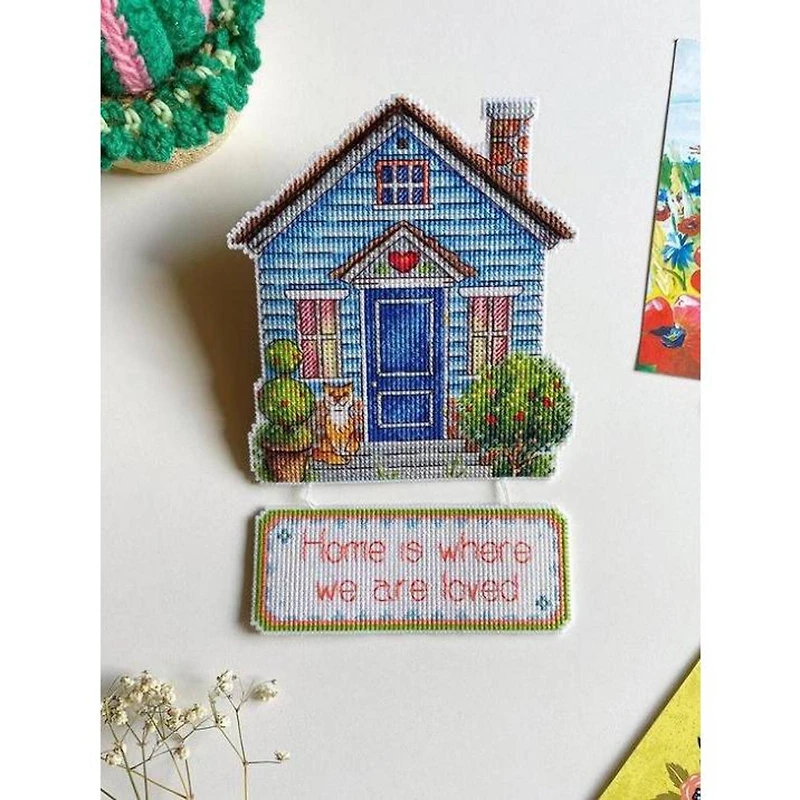 MP Studia Home Plastic Canvas Counted Cross Stitch Kit