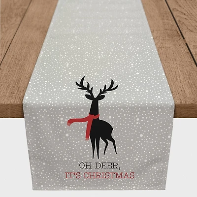 90" Oh Deer It's Christmas Table Runner