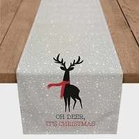 90" Oh Deer It's Christmas Table Runner