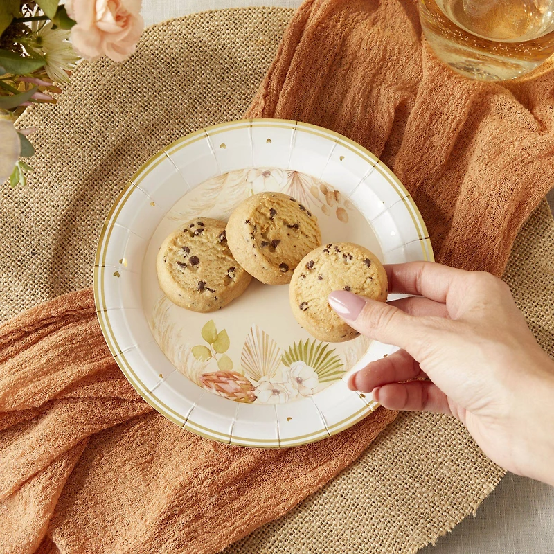 Kate Aspen 7" Boho Premium Paper Plates Set, 16ct.