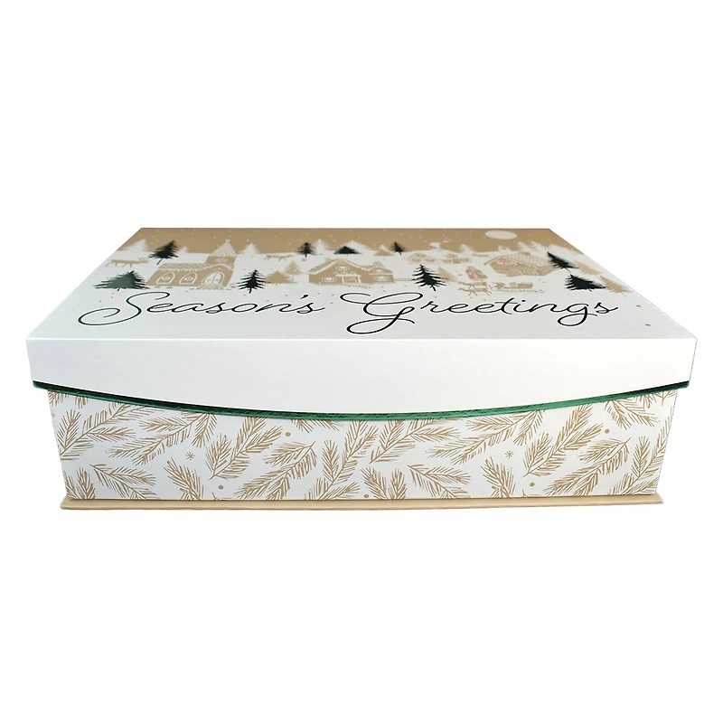 Large Season's Greetings Decorative Box by Ashland®