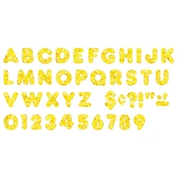 TREND Enterprises® Sparkle 4" Casual Uppercase Ready Letters®, 71 Per Pack