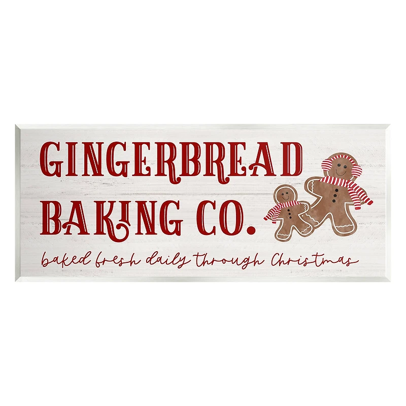 Stupell Industries Gingerbread Baking Co. Holiday Wall Art