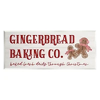 Stupell Industries Gingerbread Baking Co. Holiday Wall Art