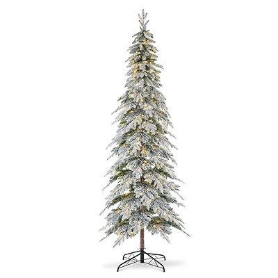 9ft. Pre-Lit Spruce Artificial Christmas Tree, Warrm White LED Lights