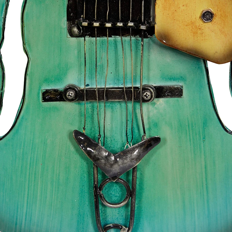 Metal Guitar Wall Décor Set