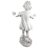 Design Toscano® 3ft. Hillary in Heels Garden Girl Statue