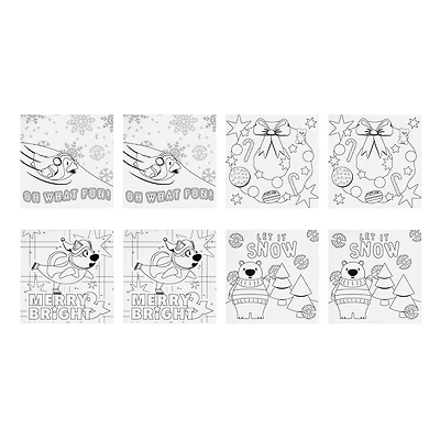 Traditional Holiday Coloring Board Set by Creatology™