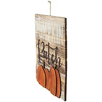 Pumpkin Patch Fall Harvest Wooden Wall Sign