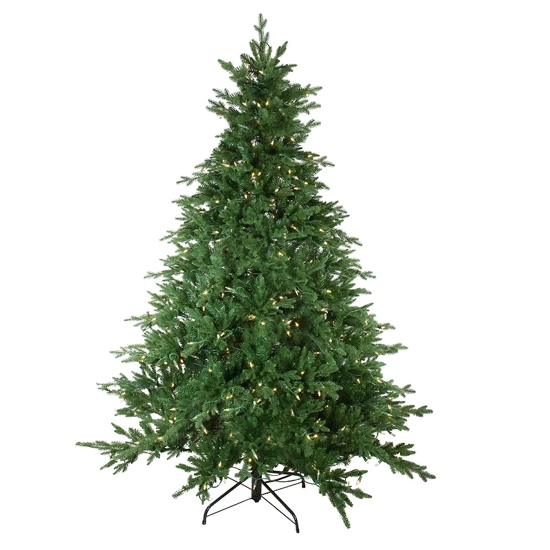 6.5ft. Pre-Lit Real Touch™️ Minnesota Balsam Fir Artificial Christmas Tree, Warm White LED