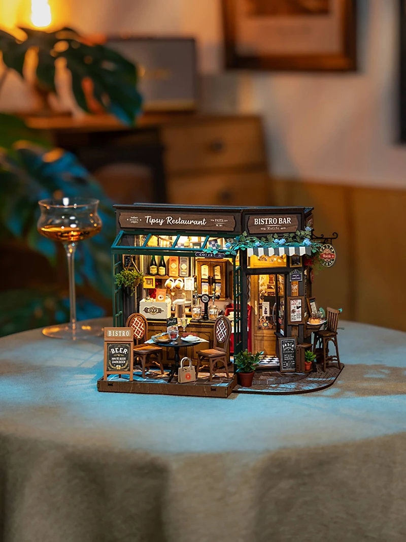 Rolife® Tipsy Restaurant DIY Miniature House Kit