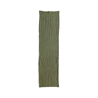 Hello Honey® 108" Green Stonewashed Linen Table Runner