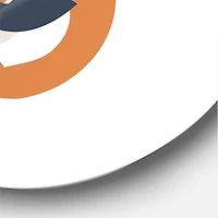 Designart - Abstract Flowers On Minimal Shapes IX