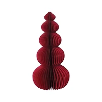 Hello Honey® 14" Red Paper Folding Honeycomb Standing Tree