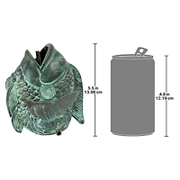 Design Toscano Dancing Asian Fish Bronze Spitting Garden Statue