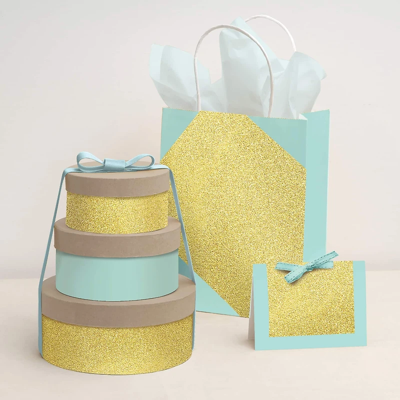 Con-Tact® 18" x 6ft. Glitter FX Gold Peel N Stick Covering